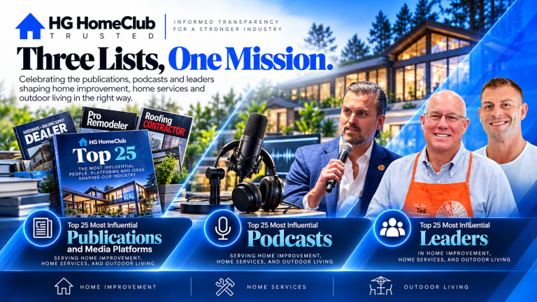HG HomeClub Top 25: publications, podcasts and leaders